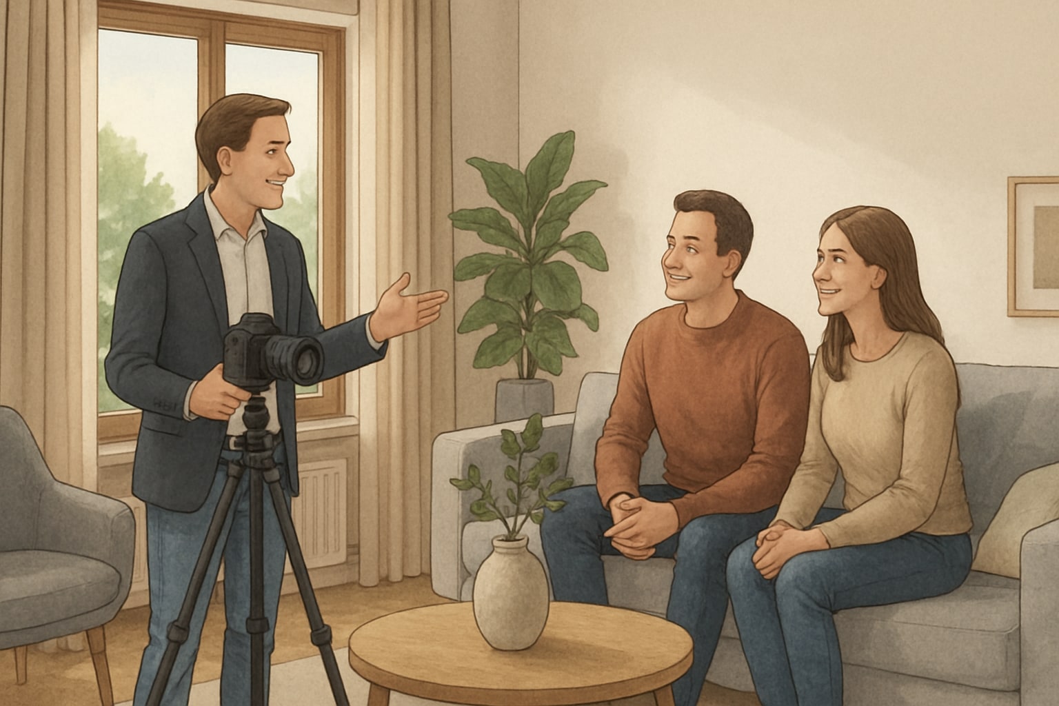 Een fotograaf die uw makelaarskantoor goed vertegenwoordigt